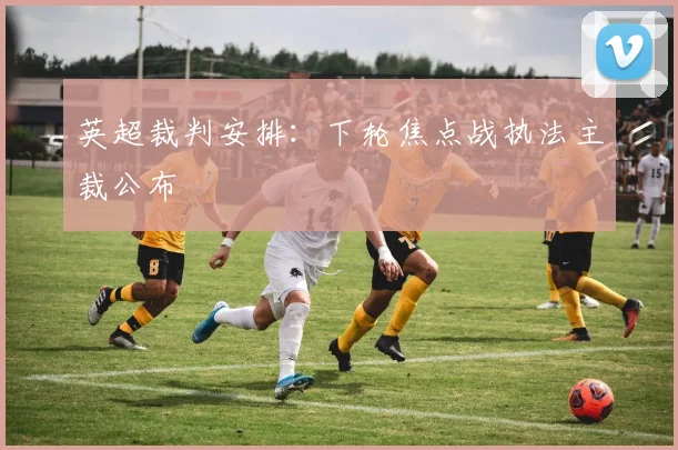 英超裁判安排：下轮焦点战执法主裁公布