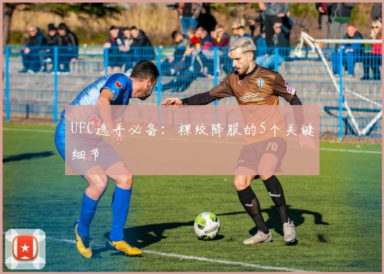 UFC选手必备：裸绞降服的5个关键细节