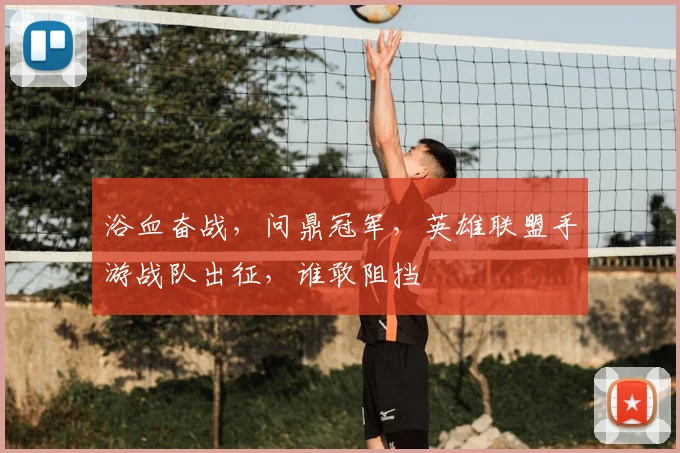 浴血奋战，问鼎冠军，英雄联盟手游战队出征，谁敢阻挡